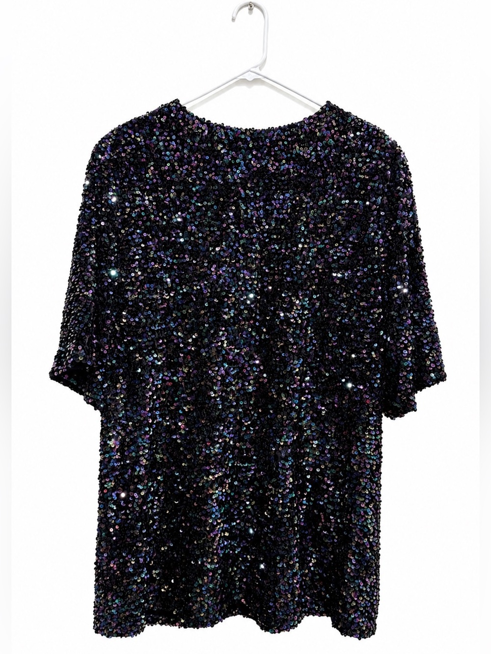 NWT Showpo Valetta Midnight Blue Sequin Mini Dress Size 10